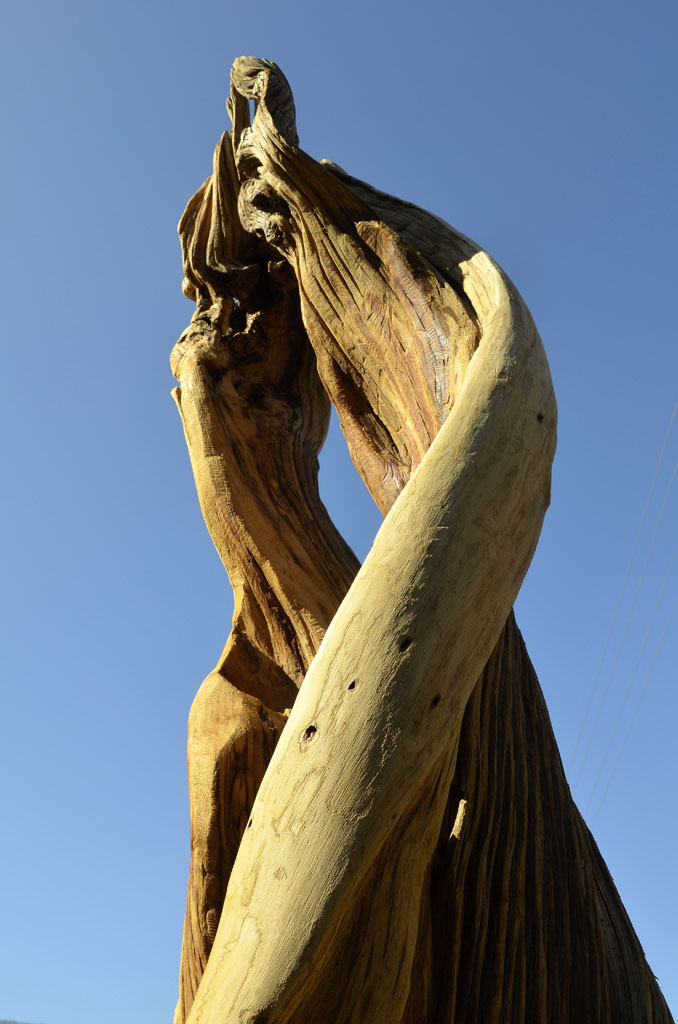 127 Holzskulptur von Manfred Adler, Hepsisau