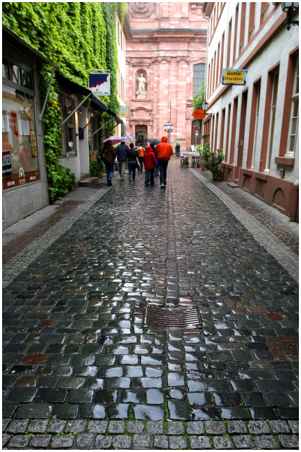 008 Altstadtgasse im Regen