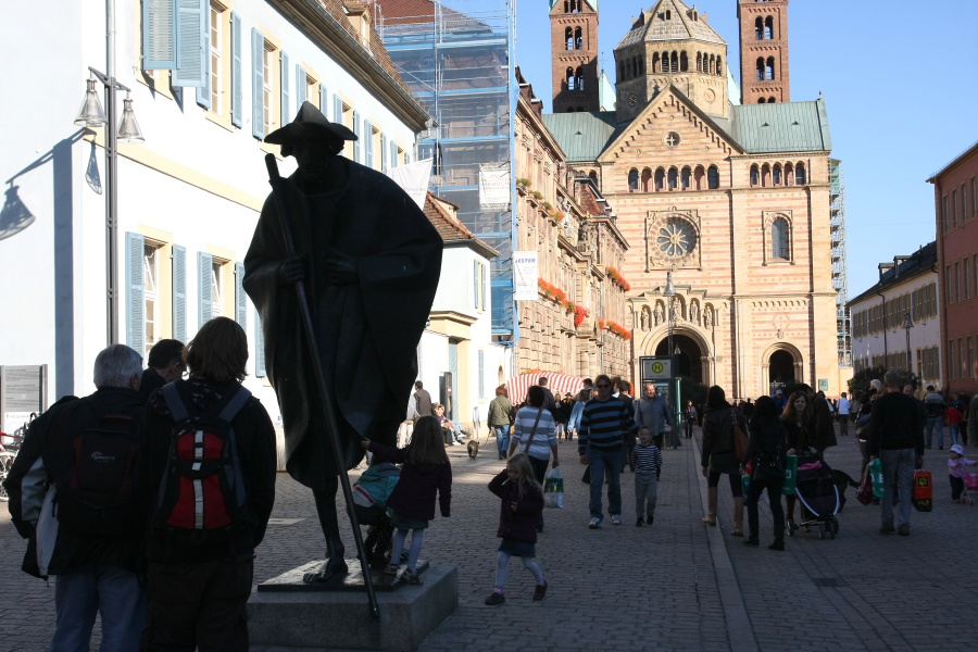 045 Wanderer auf dem Jakobsweg